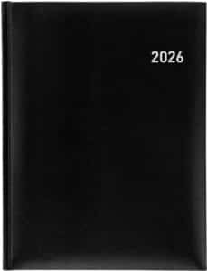BIELLA Agenda Orario 2026 809301020026U 1S/2P nero ML 17.8x23.5cm