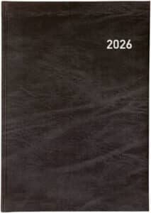 BIELLA Agenda Registra 7 plus 2026 809370020026U 1S/2P nero ML 17.2x24cm