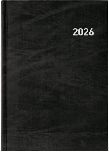 BIELLA Agenda Registra 2026 809501020026U 1G/2S nero ML 14.5x20.5cm
