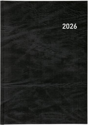 BIELLA Agenda Registra 7 2026 809507020026U 1S/2P nero ML 17.2x24cm
