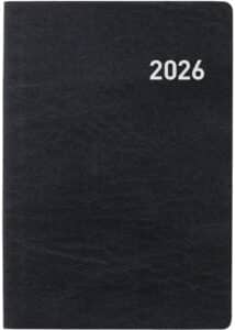 BIELLA Agenda Mittelformat 2026 822301020026U 1S/2P nero ML 7.6x11cm