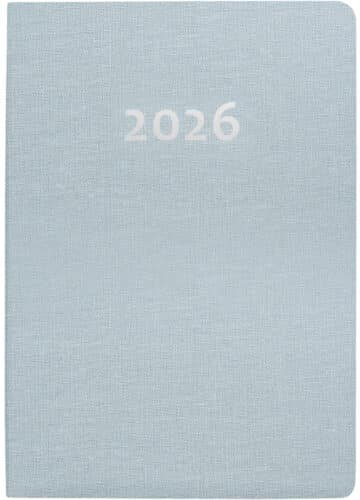 BIELLA Agenda Mittelformat 2026 822301060026U 1S/2P azzurro ML 7.6x11cm
