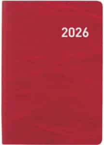 BIELLA Agenda Mittelform. 2026 822301450026U 1S/2P rossoML 7.6x11cm