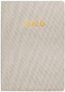 BIELLA Agenda Tell 2026 823201100026U 2G/1P beige ML 8.5x12.5cm