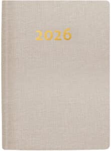 BIELLA Agenda Rex 2026 825301100026U 1S/2P beige ML 10.1x14.2cm