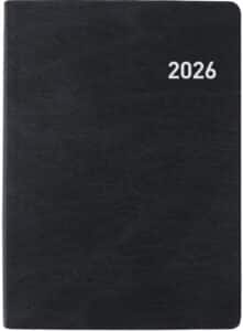 BIELLA Agenda Memento 2026 825401020026U 1S/2P nero ML 10.1x14.2cm