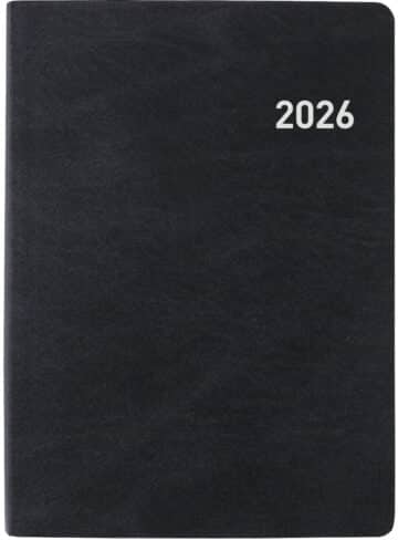 BIELLA Agenda Memento 2026 825401020026U 1S/2P nero ML 10.1x14.2cm