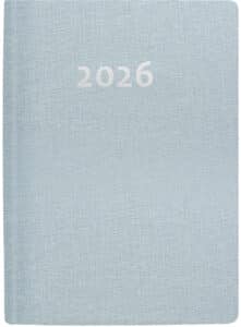 BIELLA Agenda Memento 2026 825401060026U 1S/2P azzurro ML 10.1x14.2cm