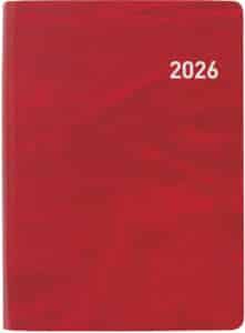 BIELLA Agenda Memento 2026 825401450026U 1S/2P rosso ML 10.1x14.2cm
