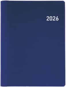 BIELLA Agenda Rex Wire-O 2026 825773050026U 1S/2P blu ML 10.1x14.2cm