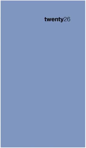 BIELLA Agenda Colorful 2026 830760050026U 1S/2P blu ML 8.7x15.3cm