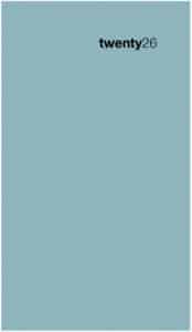 BIELLA Agenda Colorful 2026 830760310026U 1S/2P verde s. ML 8.7x15.3cm