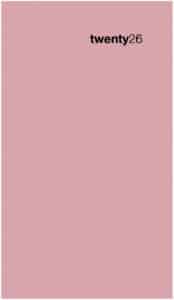 BIELLA Agenda Colorful 2026 830760400026U 1S/2P rosa ML 8.7x15.3cm