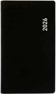 BIELLA Agenda Terminet Wire-O 2026 831773020026U 1S/2P nero ML 15.3x8.5cm