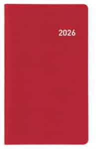 BIELLA Agenda Paris 2026 851512470026U 1M/2P rossovino ML 7.5x12.6cm