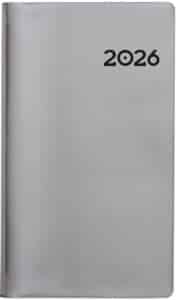 BIELLA Agenda Luzern 2026 855512280026U 1M/2P silber ML 8.7x15.3cm