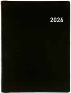 BIELLA Agenda Memento Wire-O 2026 858673020026U 1S/2P nero ML 10.1x14.2cm