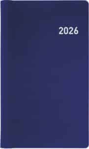BIELLA Agenda Bruxelles Wire-O 2026 858773050026U 1S/2P blu ML 8.5x15.3cm