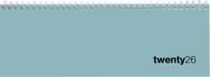 BIELLA Agenda Colorful 2026 888377310026U 1S/2P verde s. ML 29.7x10.5cm