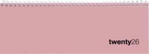 BIELLA Agenda Colorful 2026 888377400026U 1S/2P rosa ML 29.7x10.5cm