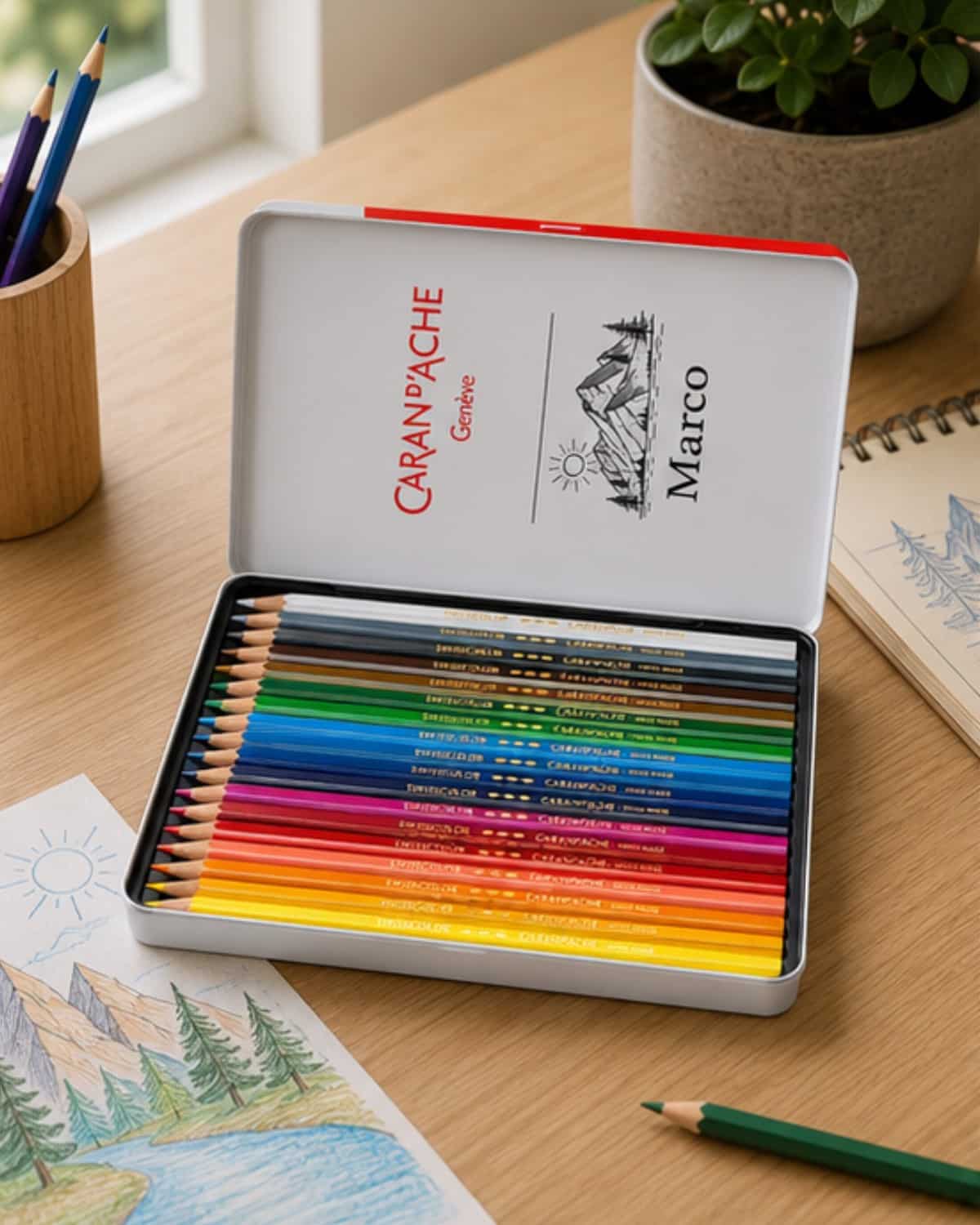CARAN D’ACHE Prismalo – Set 12 Matite Personalizzabili