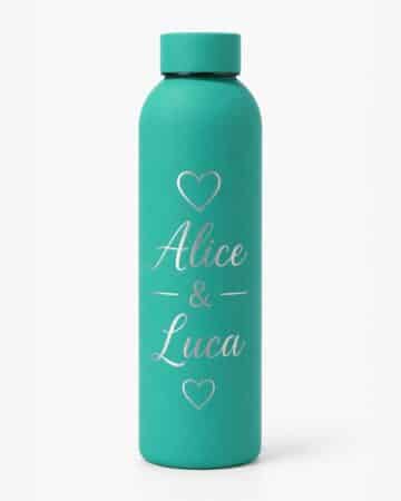 Thermos personalizzata verde