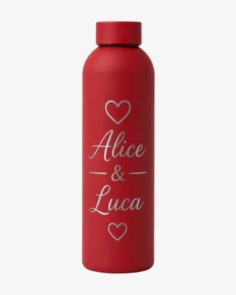 Thermos personalizzata rosso