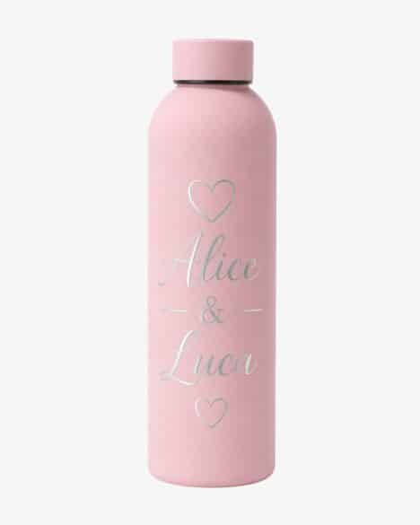 Thermos personalizzata rosa