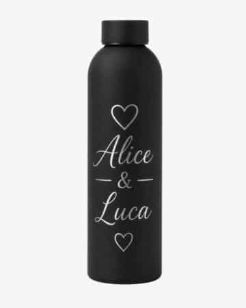Thermos personalizzata nero