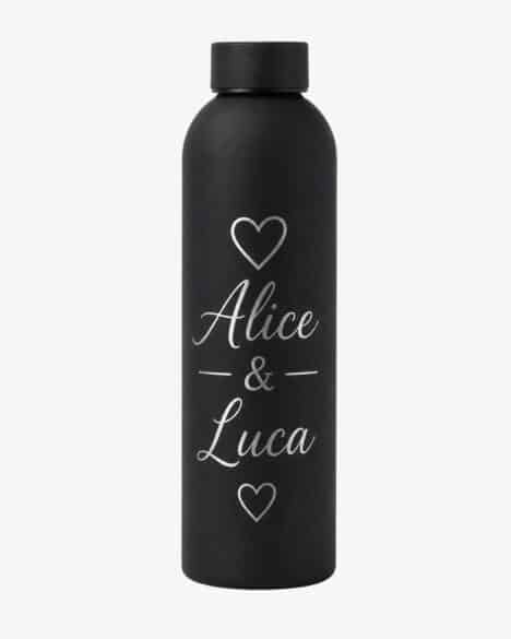 Thermos personalizzata nero