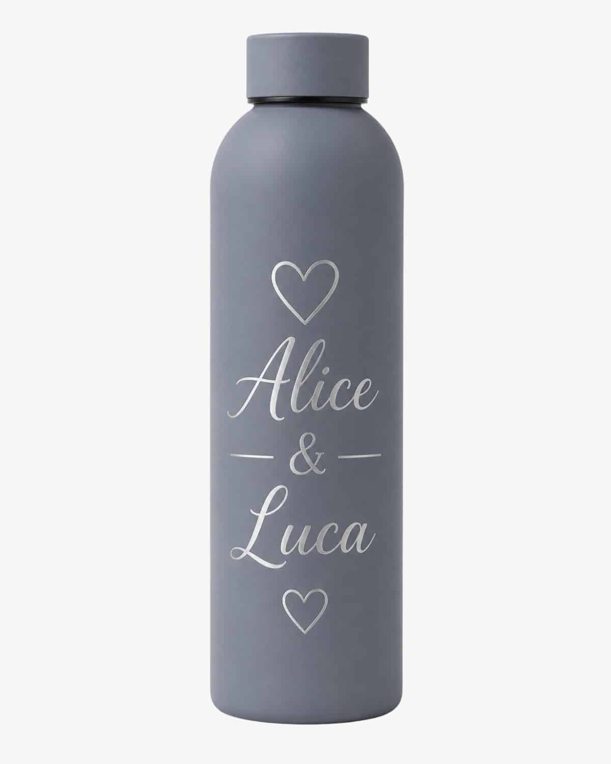 Thermos personalizzata grigio