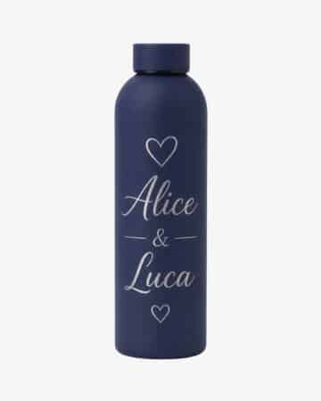 Thermos personalizzata blu scuro