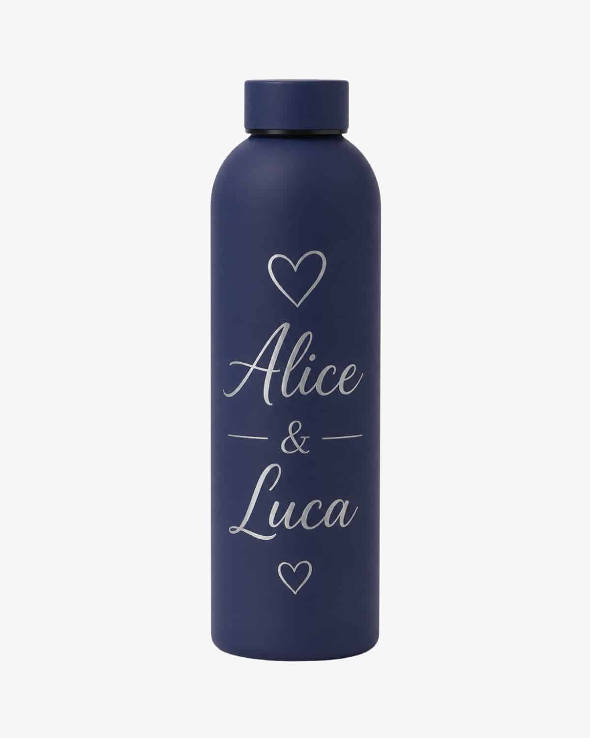 Thermos personalizzata blu scuro