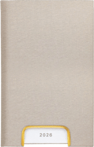 BIELLA Agenda Personalizzata Disponent 1G-1P beige 10.1x16cm