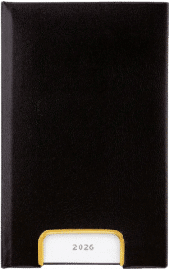 BIELLA Agenda Personalizzata Disponent 1G-1P nero 10.1x16cm