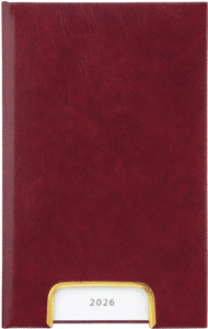 BIELLA Agenda Personalizzata Disponent 1G-1P rosso 10.1x16cm
