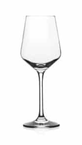 Bicchiere per vino in vetro personalizzato