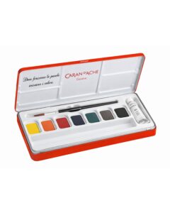 CARAN DโACHE Acquarelli 7 colori con scatola personalizzata