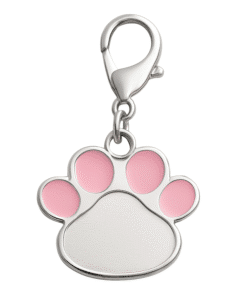 Medaglietta per cane rosa