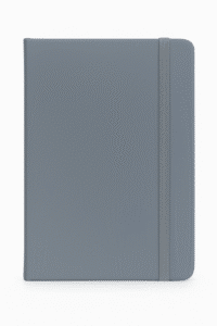 Taccuino A6 a righe grigio personalizzato