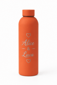 Thermos personalizzata arancione