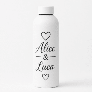 Thermos personalizzata bianco