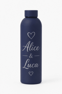 Thermos personalizzata blu scuro