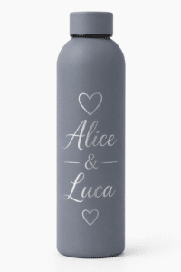 Thermos personalizzata grigio