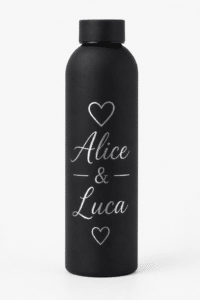 Thermos personalizzata nero