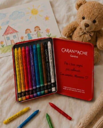 Scatola pastelli Caran d'Ache personalizzata