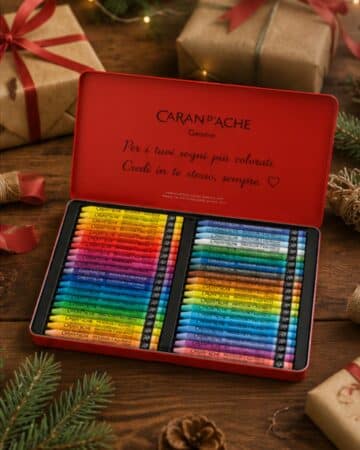 Scatola pastelli Caran d'Ache personalizzata