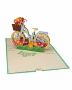 3D Pop up biglietto auguri bicicletta