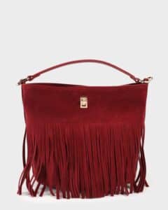 LABEL ROSE Borsa a secchiello Riley Bordeaux