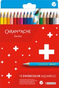 CARAN D'ACHE Farbstifte Swisscolor 1285.818 assortiti 18 pezzi
